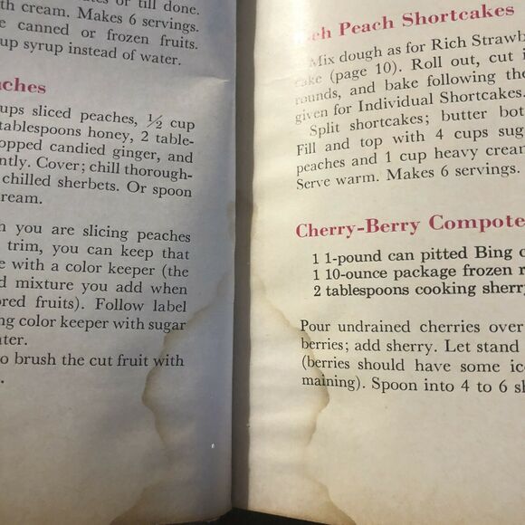 Better Homes & Gardens Dessert Cookbook Meredith Press 1968 Vintage Great Photos - Picture 7 of 8